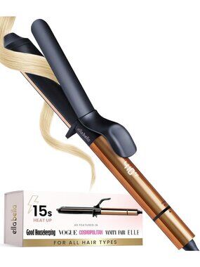 Professional 1.25" Ceramic Curling Wand for All Hair Types - Salon Quality Curls